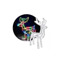 Navideño. - Reno Navideño 120Cm Adornos Reno Navidad