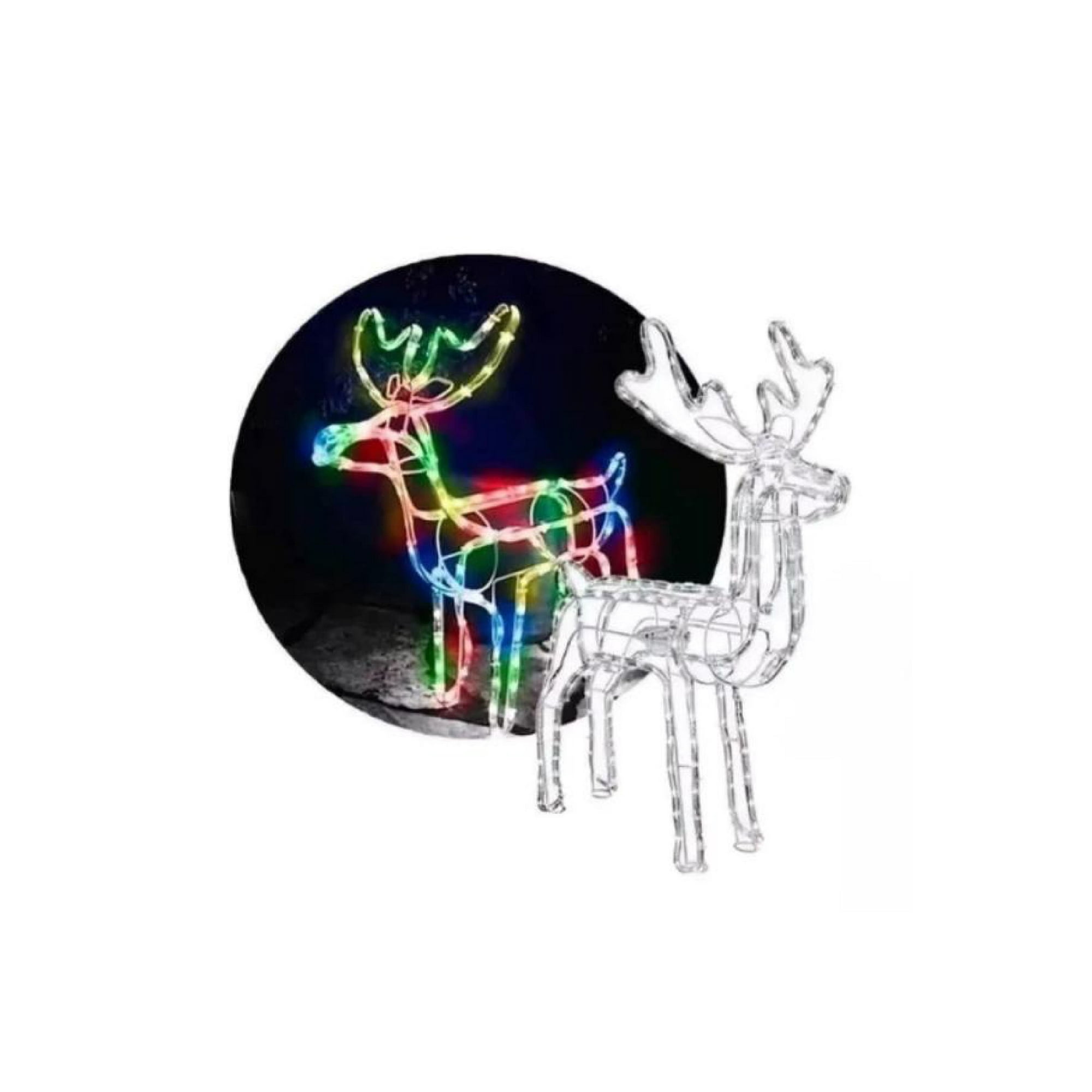 Navideño. - Reno Navideño 120cm Adornos Reno Navidad