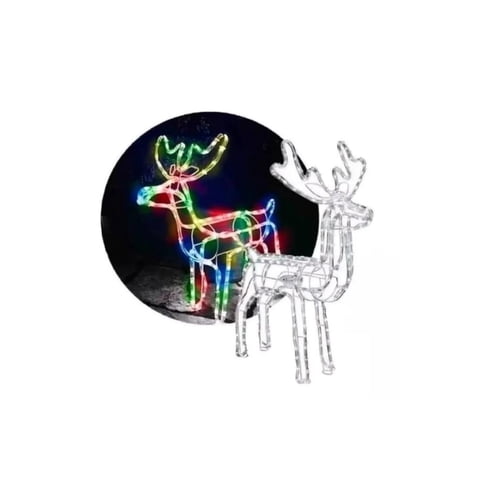 Navideño. - Reno Navideño 120Cm Adornos Reno Navidad
