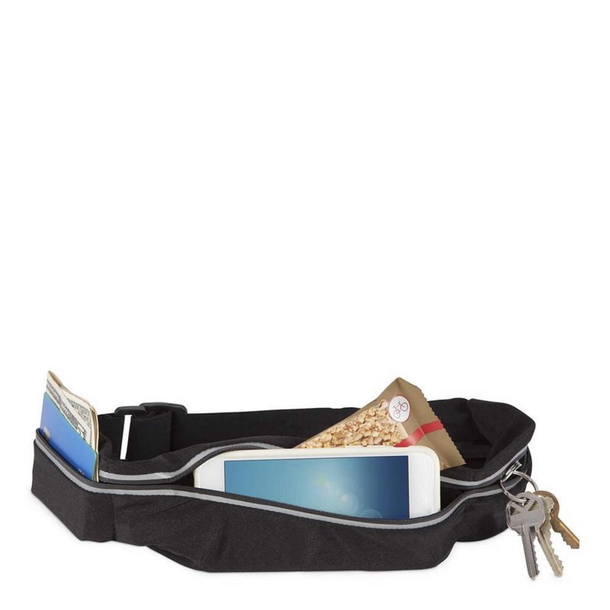 Bolso Fitness para la Cintura Negro