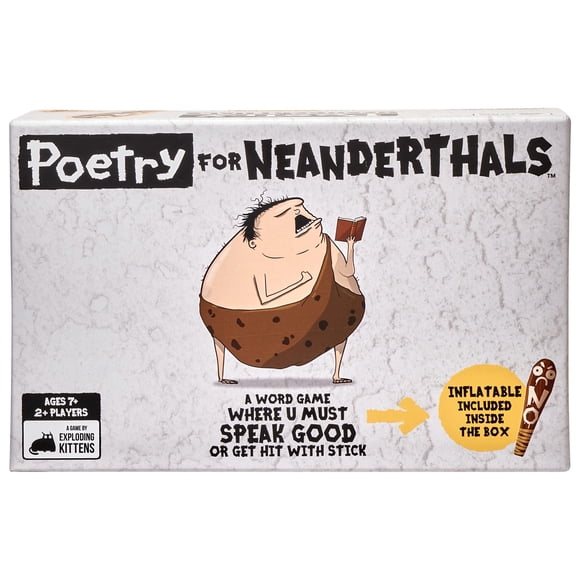 Juego de cartas Exploding Kittens Poetry for Neanderthals Family