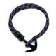 thumbnail image 2 of Pulsera hombre cuerda nautica y ancla acero azul, 2 of 5