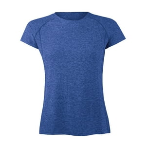 Andesland - Polera Dry Fit Manga Corta Deportiva Jaspeada Mujer