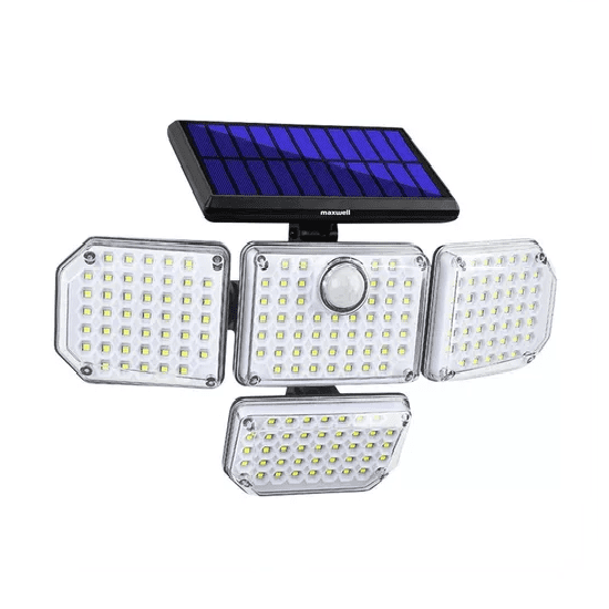 Genérico - Foco Led Solar Exterior Maxwell Sensor Movimiento 4 Direcciones