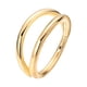 thumbnail image 5 of Anillo de Nariz Anillo de Nariz Doble Abierto, Anillos de Tabique de Aro de Acero Inoxidable de Moda, Puños de Nariz para Damas de Cumpleaños del Día 012 cm x 08 cm, 5 of 5