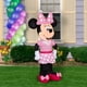 thumbnail image 2 of Gemmy Minnie Mouse inflable Birthday Birthday 1.2 m con luces LED, 2 of 6