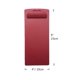 thumbnail image 4 of Portapapeles HERF 10x23 cm Rojo, paquete de 5, plástico, 4 of 7