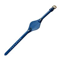 Magideal - Correa De Reloj De Cuero Para Niñas, Pulsera De Reloj Premium Con Hebilla De Pasador Azul Oscuro