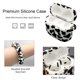 thumbnail image 3 of Funda PowerDriver de Silicona con Estampado de Vaca y Cordón para AirPods 4, 3 of 8