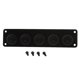 thumbnail image 5 of 5 GANG 12-24V ON/OFF Panel De Interruptor Basculante Redondo LED Para Rojo Marino, 5 of 5