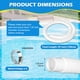 thumbnail image 2 of Manguera para Piscina Picatu Diámetro 1.25" Largo 150 cm con Abrazaderas 4 Piezas, 2 of 6