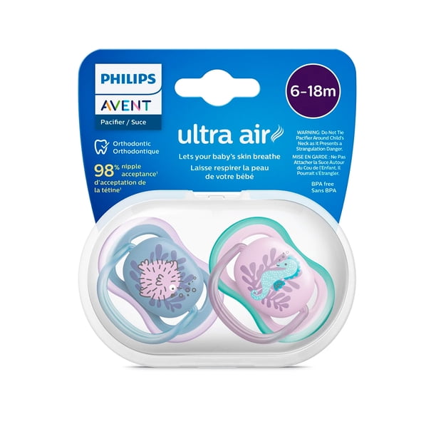 Chupete Avent Ultra Air 6-18 niña SCF085/61 2UN Lider