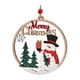 thumbnail image 1 of Adorno De árbol De Navidad, Decoración Colgante De Navidad Para Suministros De Fiesta, Festivales, Café, Muñeco De Nieve, 1 of 3