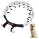 thumbnail image 1 of Collar de púas para perros, collar de entrenamiento de estrangulamiento, eslabones ajustables de acero inoxidable con puntas de goma cómodas, hebilla de liberación rápida para perros medianos y grande, 1 of 7