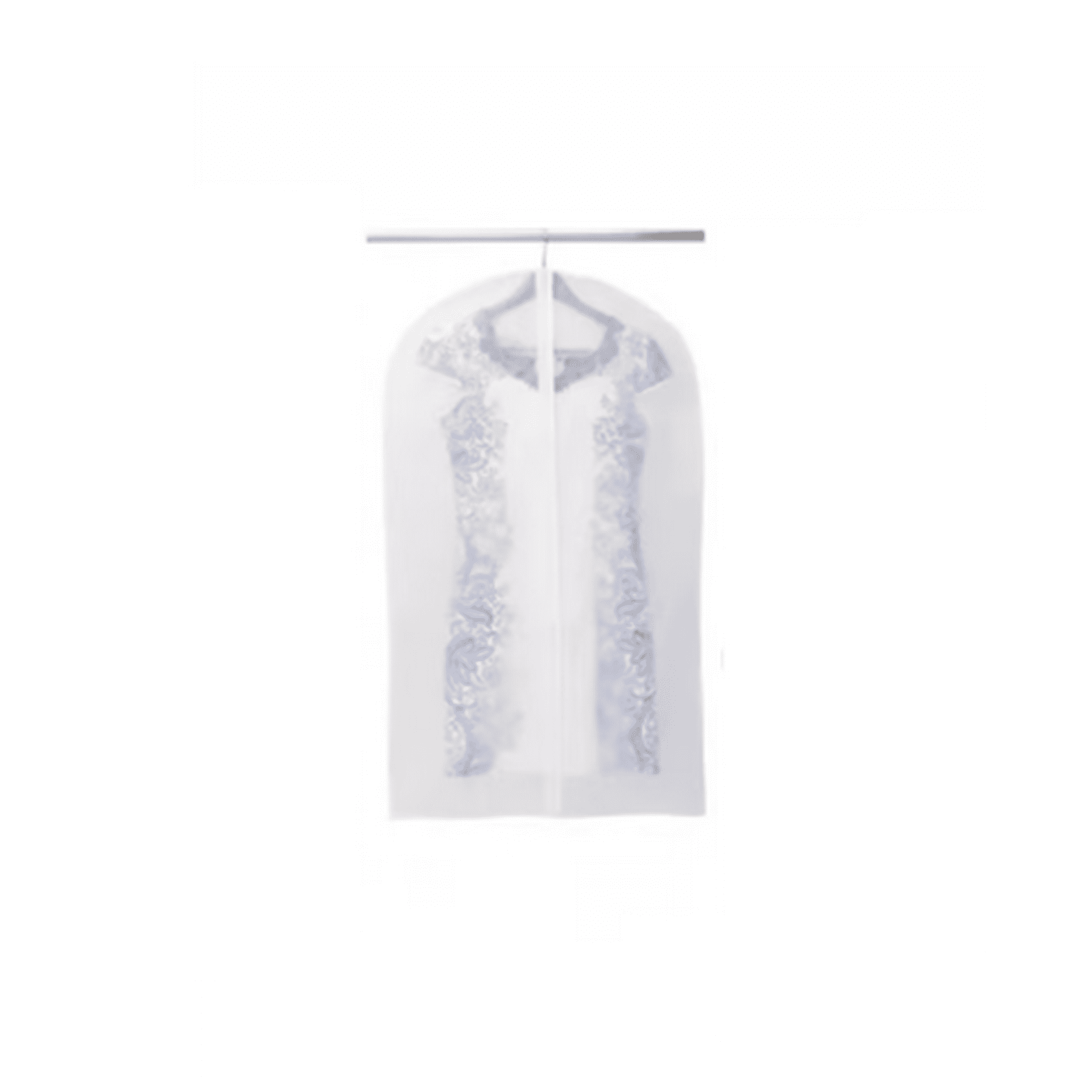 Genérico - Bolsa Colgante Para Ropa 8 Pcs Blanca