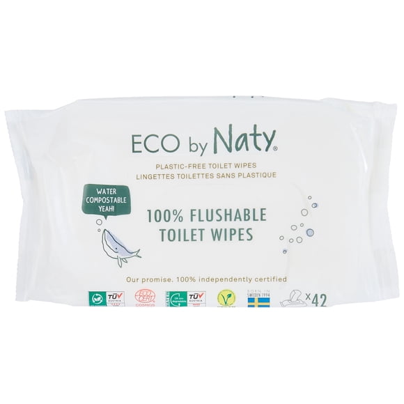 Toallitas para niños pequeños Naty Eco-Sensitive, 42 unidades, resellables