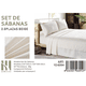 thumbnail image 1 of Set De Sabanas 2.0 Plazas Color Beige 150 Hilos 2 Funda De Almohada, 1 of 2