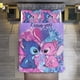 thumbnail image 1 of Comforter Set Queen Size Stitch and Angel Set with 2 Pillowcases for All SeasonsBedding Set 3pcs for Kids Boys Girls Bedroom Decor Bed Sheets, 1 of 5