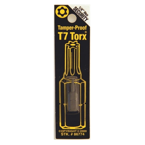 Broca de fijación Best Way Tools 86774 T7 TORX Security