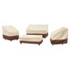 thumbnail image 1 of Juego de Fundas para Muebles de Patio Loriano 4 Piezas Impermeables 600D, 1 of 7