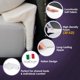 thumbnail image 5 of Almohada posicionadora corporal XetraDesign, cuña media para cama king, 38", 5 of 9