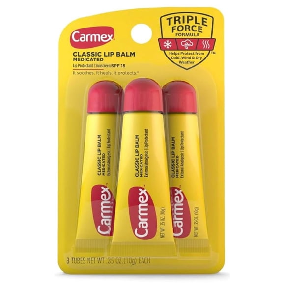 Bálsamo labial Carmex Classic 10 ml (paquete de 3)