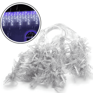 Genérica - Luz Luces Navidad Cascada Blanca 3Mx1M