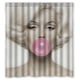 thumbnail image 1 of Cortina de ducha con diseño de Marilyn Monroe, mujer sexy, juego de cortina de baño con ganchos, tamaño 66 x 72 pulgadas, 1 of 3