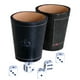 thumbnail image 2 of Vaso Cacho Cuero Incluye 5 Dados Dommo Burano Negro - PS, 2 of 2