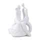 thumbnail image 2 of Pareja estatua de pareja figurina de adornos decorativos modernos escultura para el gabinete del día de San Valentín decoración de bodas de escritorio sentarse, 2 of 5