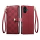 thumbnail image 1 of Funda Billetera con Cierre para [iphone 16 Plus] con Tarjetero, Soporte y Correa de ManoRojo, 1 of 5