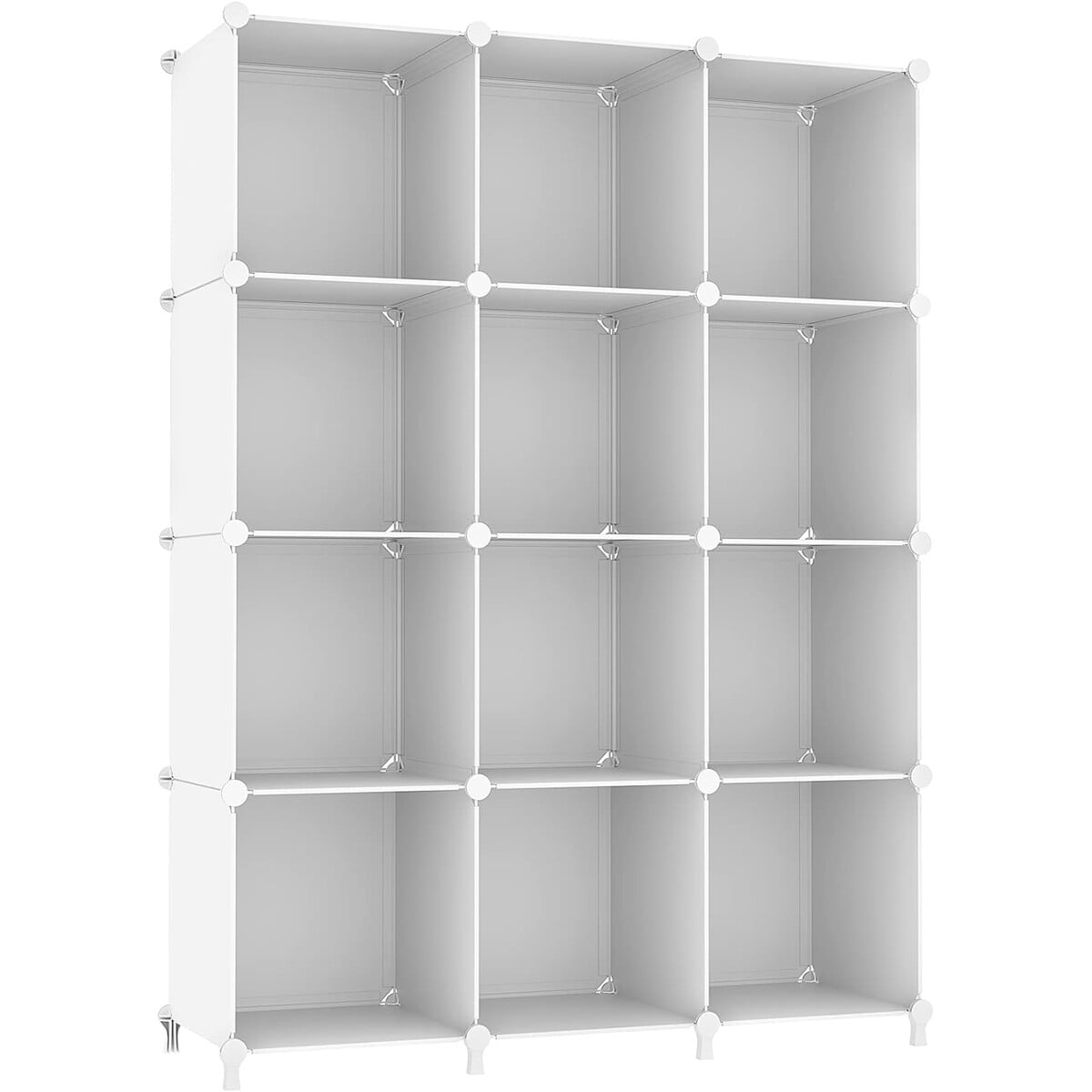Organizador Cubo Awtatos 12 Celdas 30x30x30 Cm Blanco