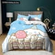 thumbnail image 1 of Duvet Cover Girls Cinnamoroll, Kids 3 Piece Super Soft Bedding Set Single Double Bed Lightweight Quilt Cover Zipper, Full Size Bed Sheets, 1 of 5