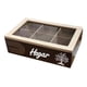 thumbnail image 1 of Caja De Té Mediana De Madera 6 Espacios Con Diseños Arbol Beige, 1 of 4