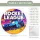 thumbnail image 2 of Rocket League-theme Fitted Round Tablecloths Elastic Edged Table Covers Waterproof Table Cloth for Kitchen Holiday Party Tables Decor 120cm, 2 of 6