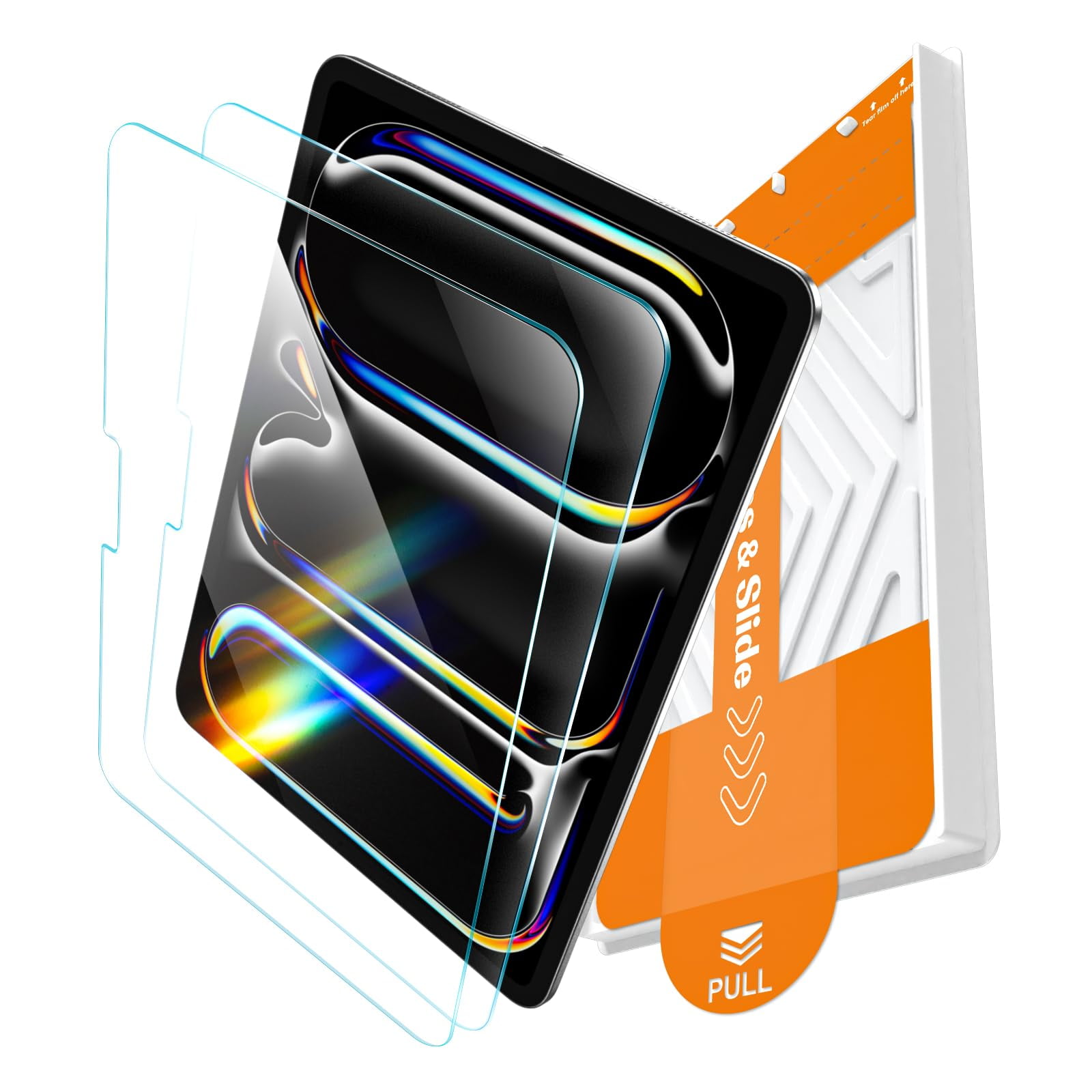 Paquete De 2 Protectores De Pantalla Ez-glaz Para Ipad Pro 11 (m4) 2024
