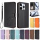 thumbnail image 3 of Funda Volteable tipo Billetera con Correa para iPhone 16 Pro, Negro, 3 of 6