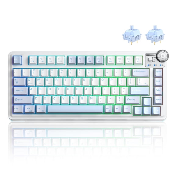 Teclado Mecánico Inalámbrico BlueEnss AU75 75% RGB