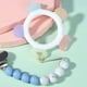 thumbnail image 3 of Anti-eating Hand Teether, Baby Food Grade Silicone Molar Stick Bite Bite Music, Starry Sky Contact Point Soothing Teether, 3 of 4