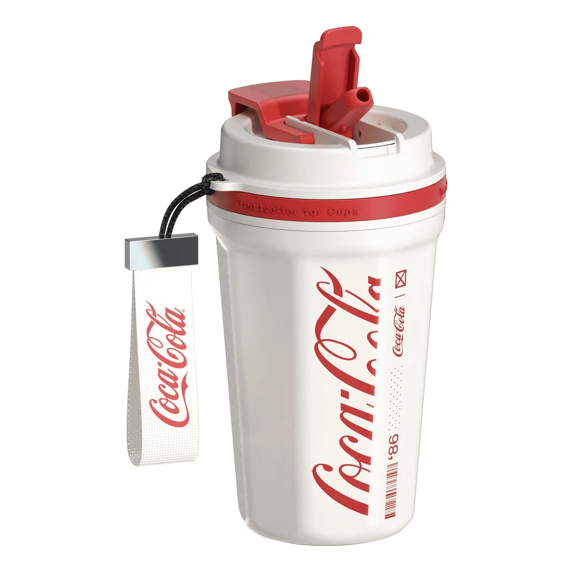 Coca-cola - Coca Cola Germ Termo Taza De Café Frío O Caliente Vaso Térmico, 550ml Blanco