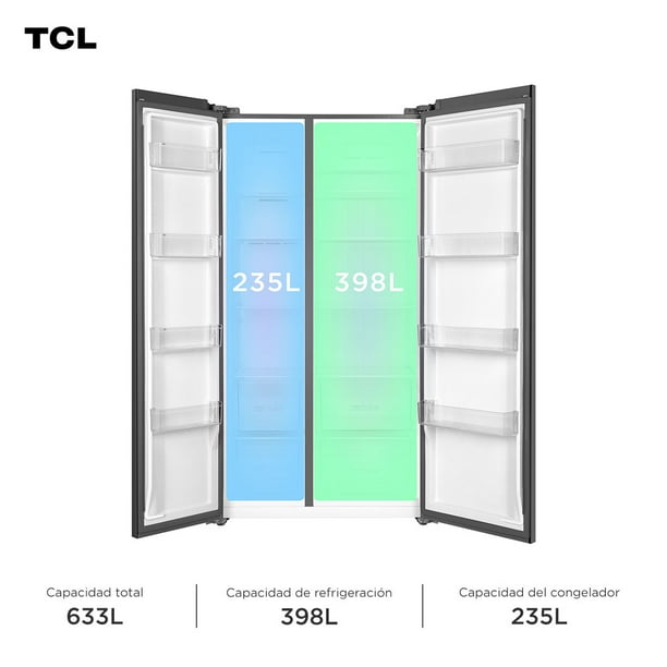 Refrigerador Side by Side TCL 633L P650SBG | Lider