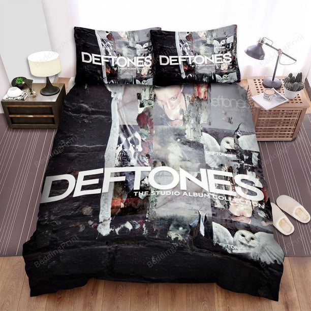 Deftones Albums Quilt Duvet Cover Set Kids Bedspread Double Home Textiles3-Piece Bedding Set