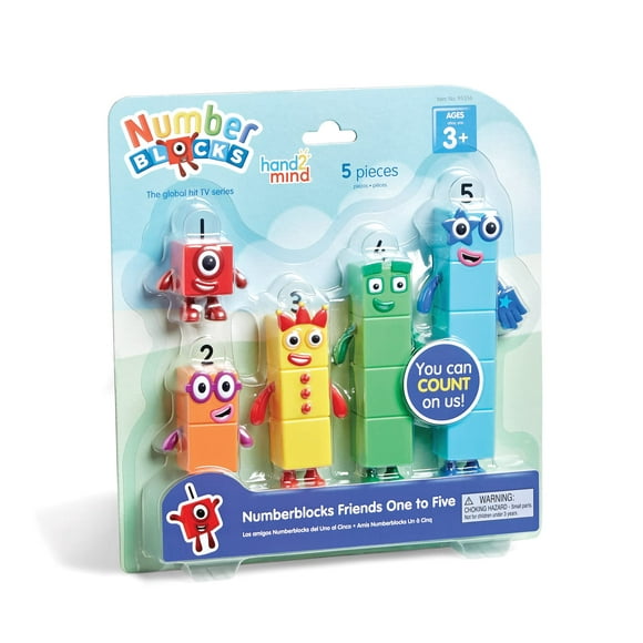 Figuras de juguete hand2mind Numberblocks Friends 1 a 5 para niños