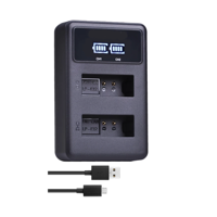 Genérico - Cargador Doble Lc-E12 Canon Alternativo Para Batería Lp-E12