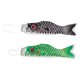 thumbnail image 2 of 2 Uds Varios Japoneses Windsock Carpa Bandera Koi Nobori Pez Vela 70cm, 2 of 5