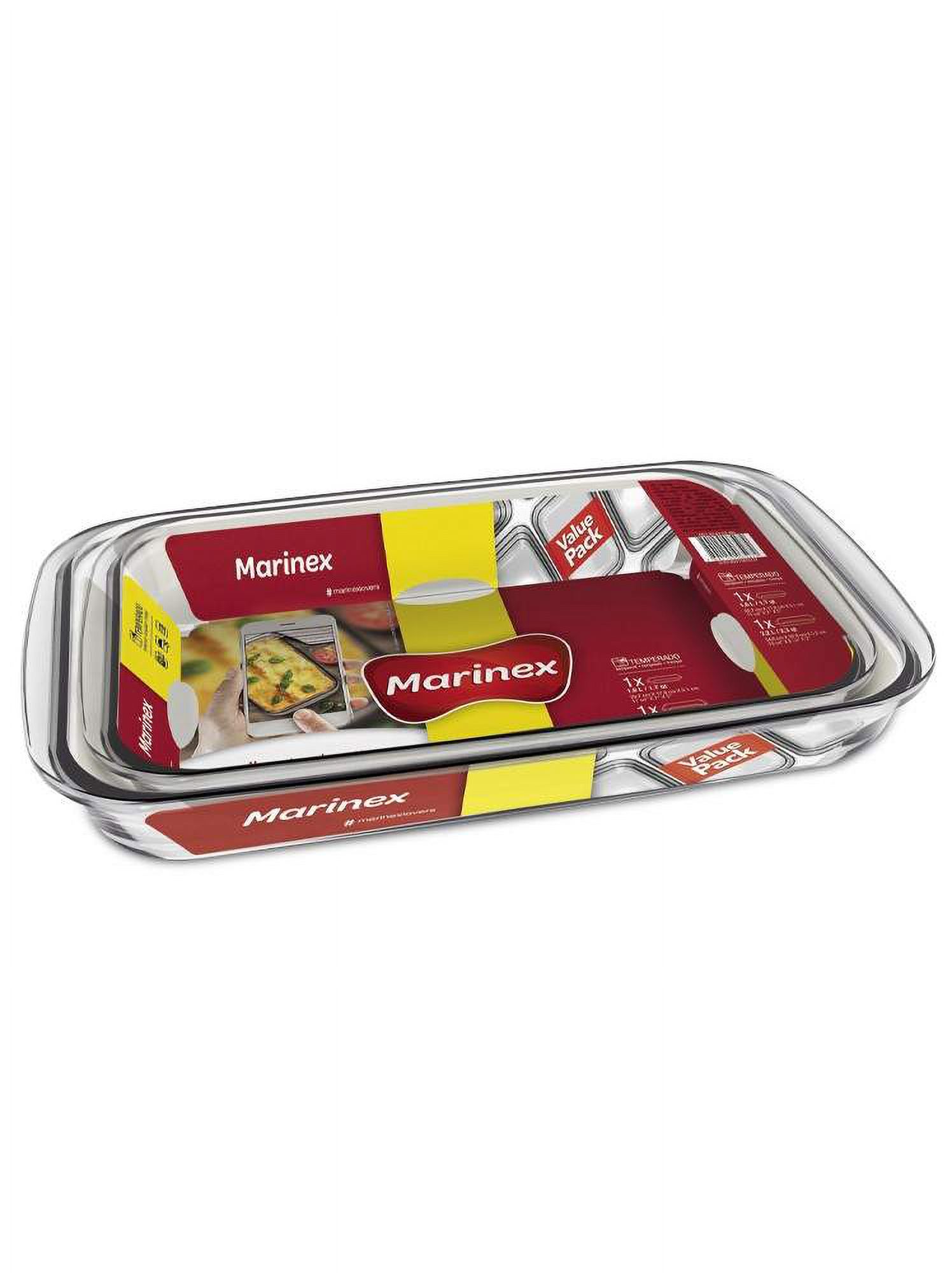 Genérico - Pack 2 Fuentes Rectangulares Pequeña Mediana