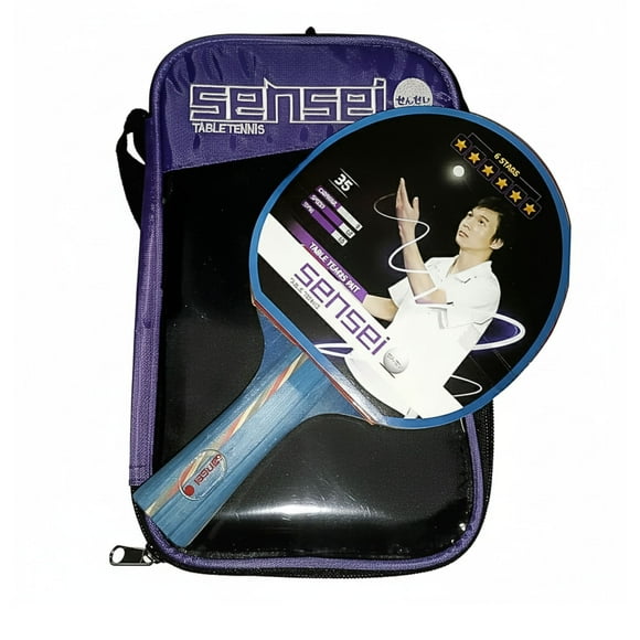 Paleta Tenis de Mesa Sensei 6 Estrellas ITTF Estuche