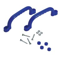 Magideal - 2 Uds Equipo De Juegos, Manijas De Escalera De Sala De Juegos, Accesorios Para Columpio De Escalada, Manija De Seguridad Multipropósito Para Columpio Azul