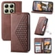 thumbnail image 3 of Funda Flip FOXDOCK para Xiaomi 14T Pro 5G , Estilo Billetera con Diseño Rombo, Correa de Mano y Soporte, Uso Diario, 3 of 6
