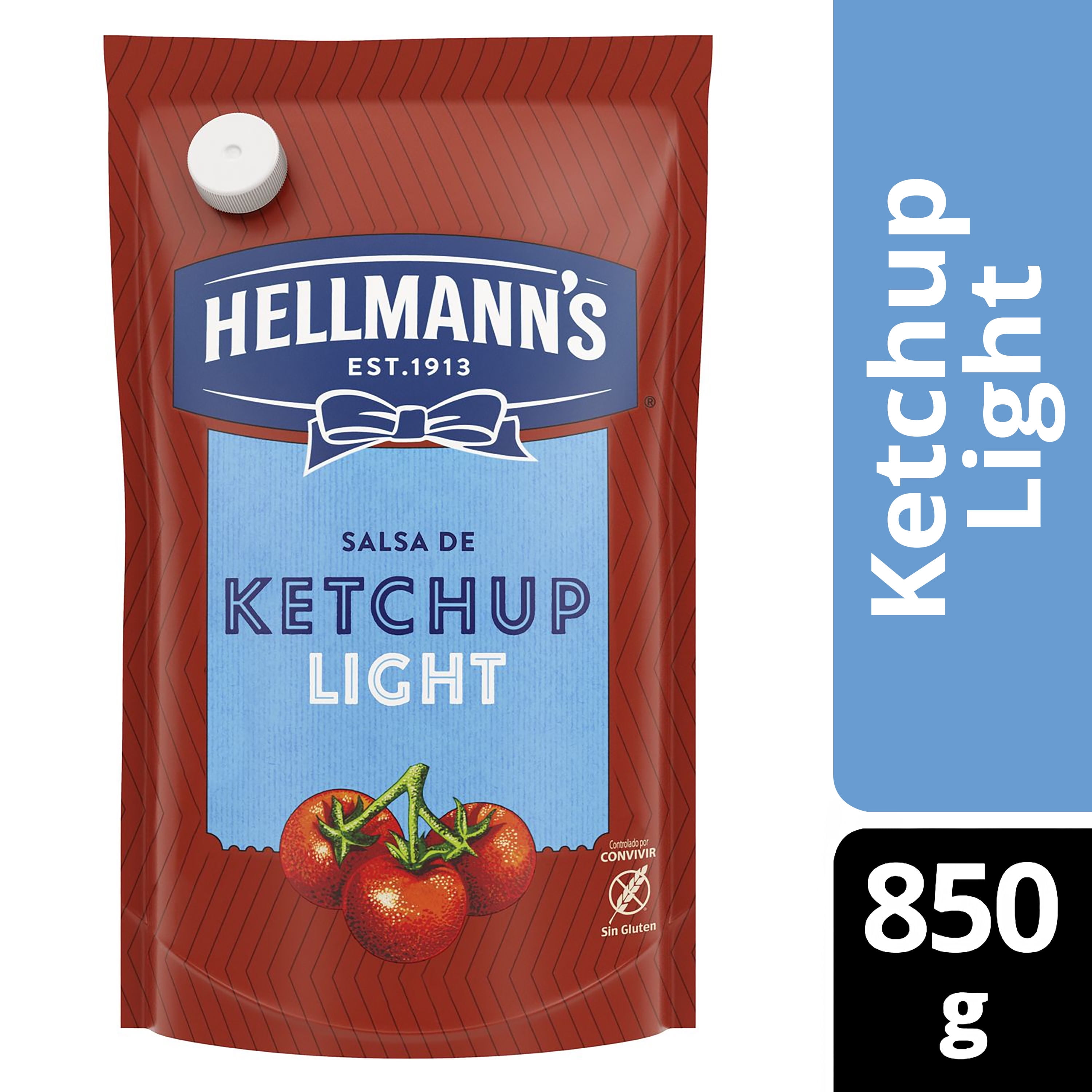 Ketchup Light Doypack 850 g Hellmann's